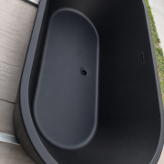 Baignoire Îlot Éclipse Noir Mat