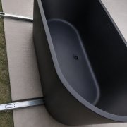 Baignoire Îlot Éclipse Noir Mat